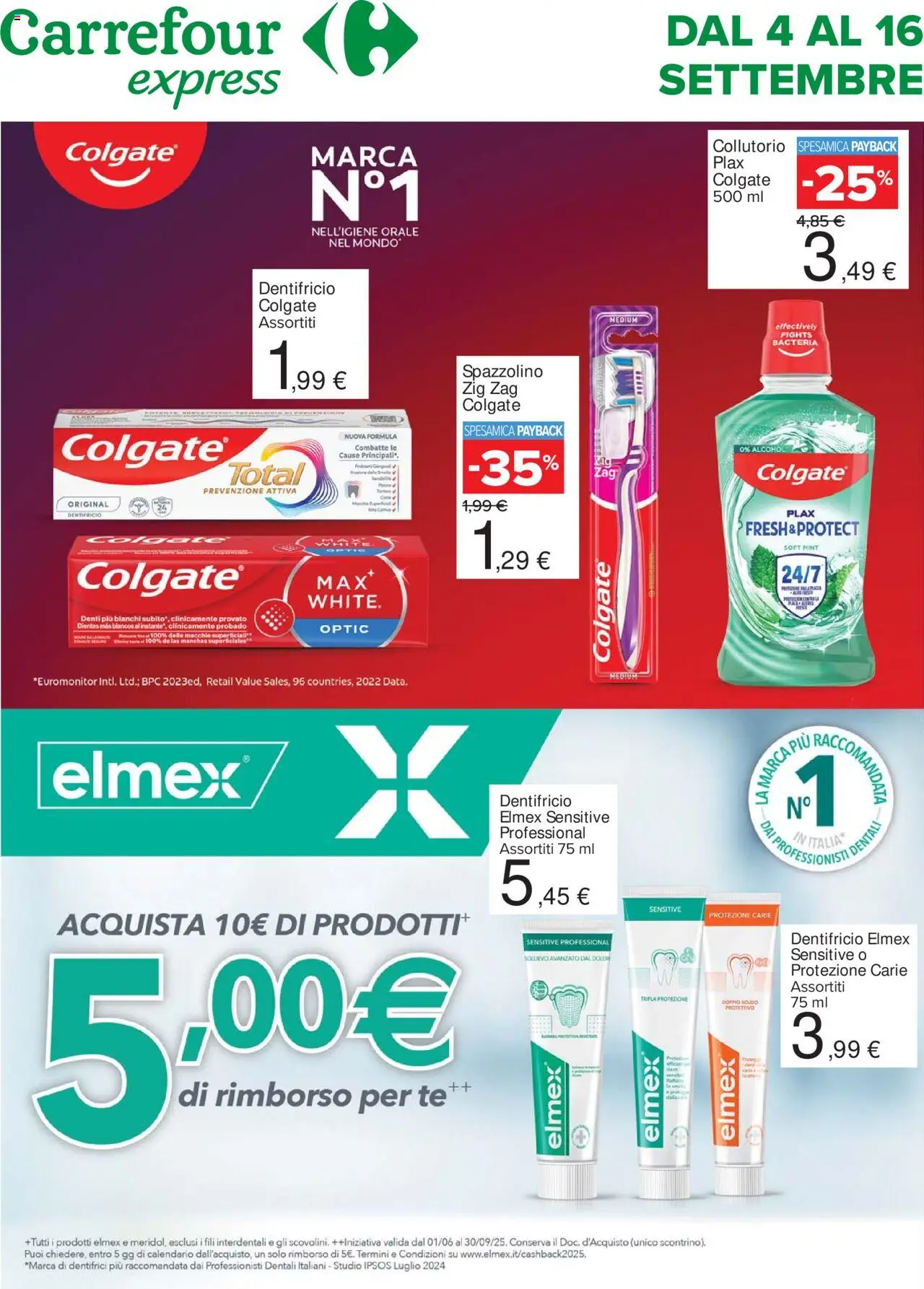 Volantino Carrefour valido da 04/09/2025 numero di pagina 1