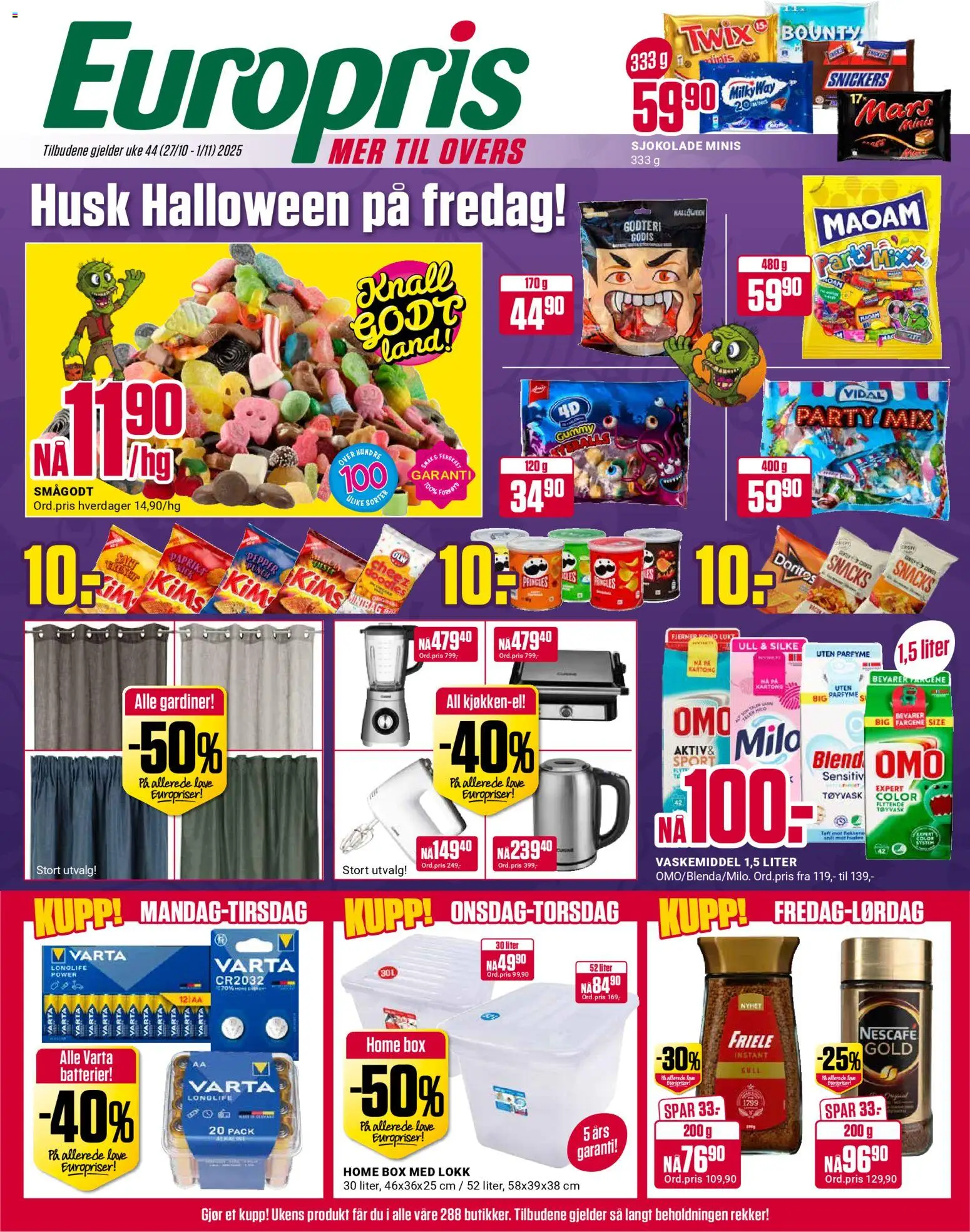 Kundeavis Europris gyldig fra 27/10/2025 - Sidenummer 1