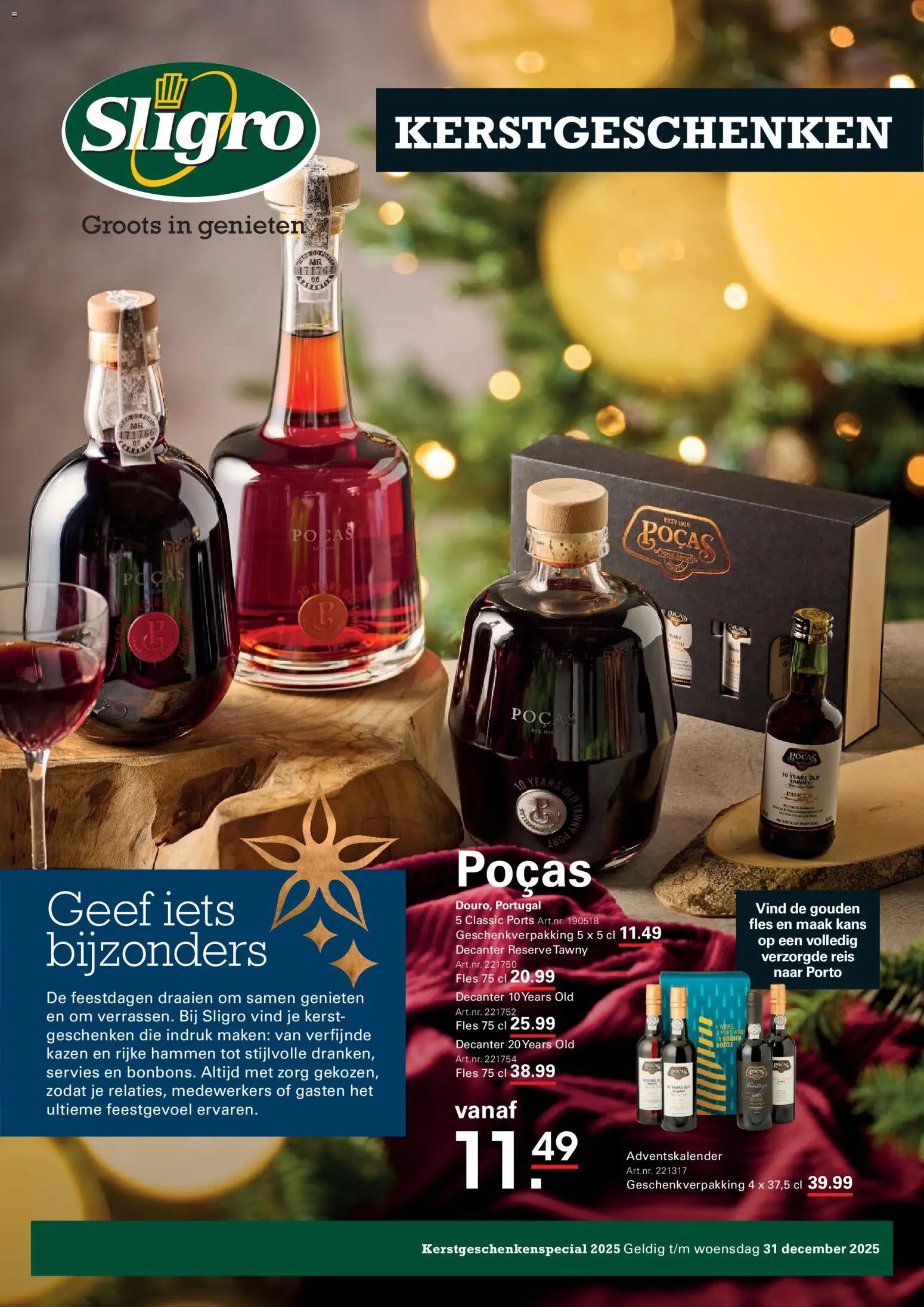 Sligro shop Kerstgeschenken geldig vanaf 22-10-2025 - Paginanummer 1
