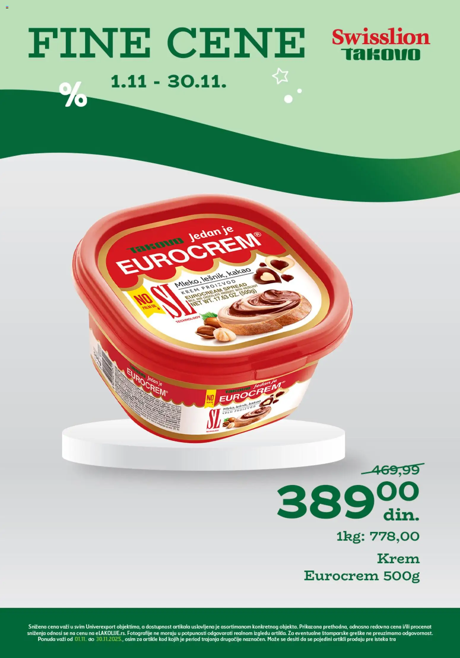 Pregled Univerexport kataloga - važi od 01.11.2025