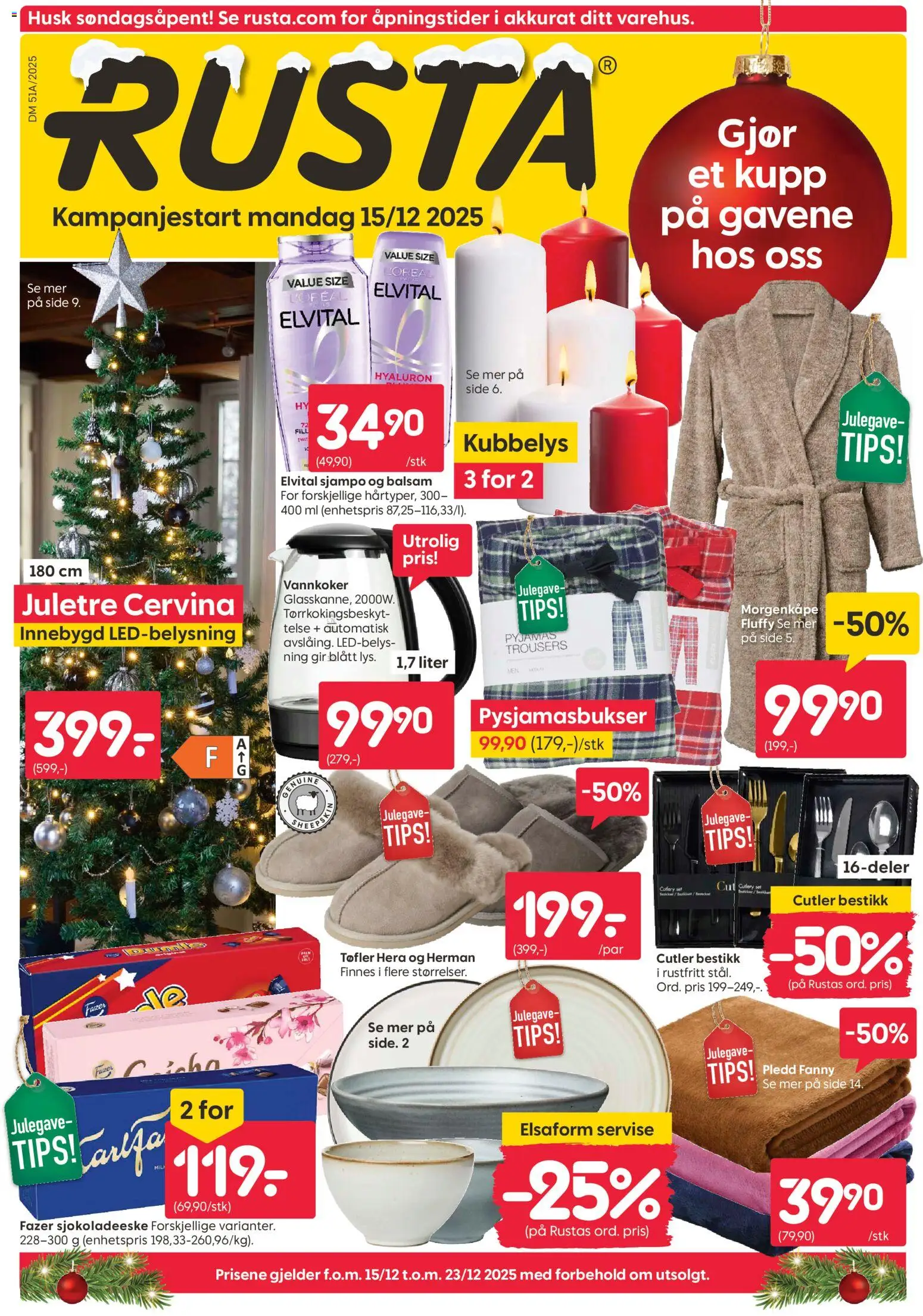 Forhåndsvis Kundeavis fra butikk Rusta gyldig fra 15/12/2025