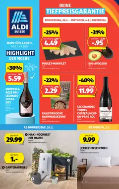 Vorschau des Merkblatts Aktionen vom Shop Aldi gültig von 26.02.2026 bis 04.03.2026