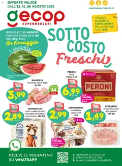 Anteprima dell'opuscolo Attuale volantino dal negozio GECOP valido da 11/08/2025