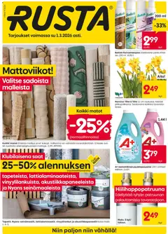 Kaupan Rusta Tarjoukset esikatselu, voimassa 23/02/2026