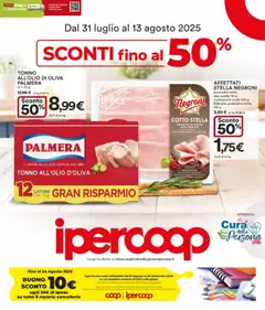 Anteprima dell'opuscolo Volantino Sesto San Giovanni dal negozio Ipercoop valido da 31/07/2025
