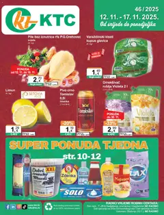 Pregled letka Katalog trgovine KTC vrijedi od 12.11.2025