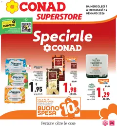 Anteprima dell'opuscolo Volantino Superstore Piemonte dal negozio Conad valido da 07/01/2026