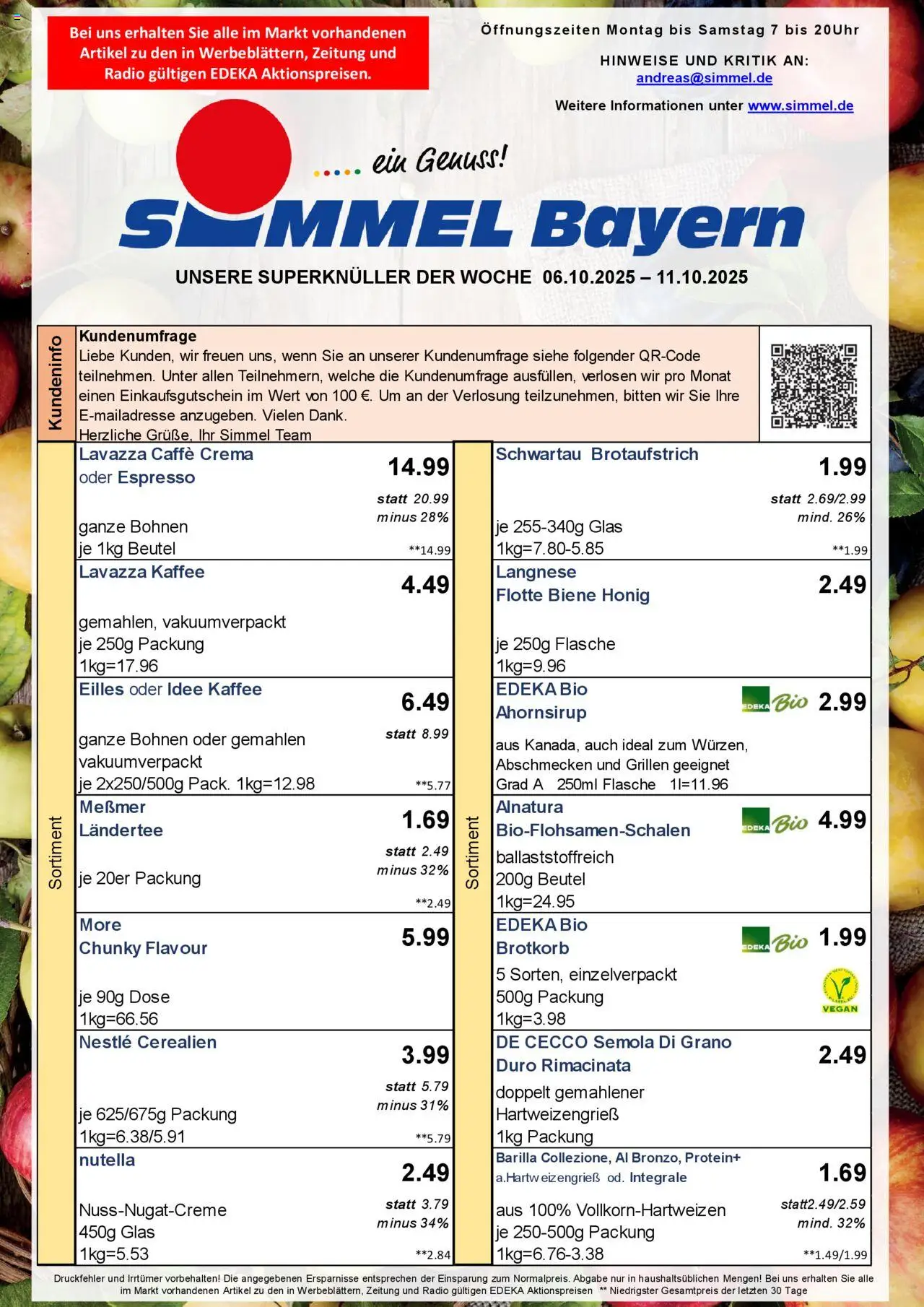 Simmel Bayern (vom 06.10.2025 - 11.10.2025)