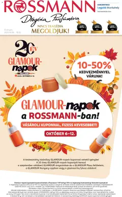 Rossmann - Akciós újság Rossmann megtekintése, amely érvényes 2025.10.06.-től