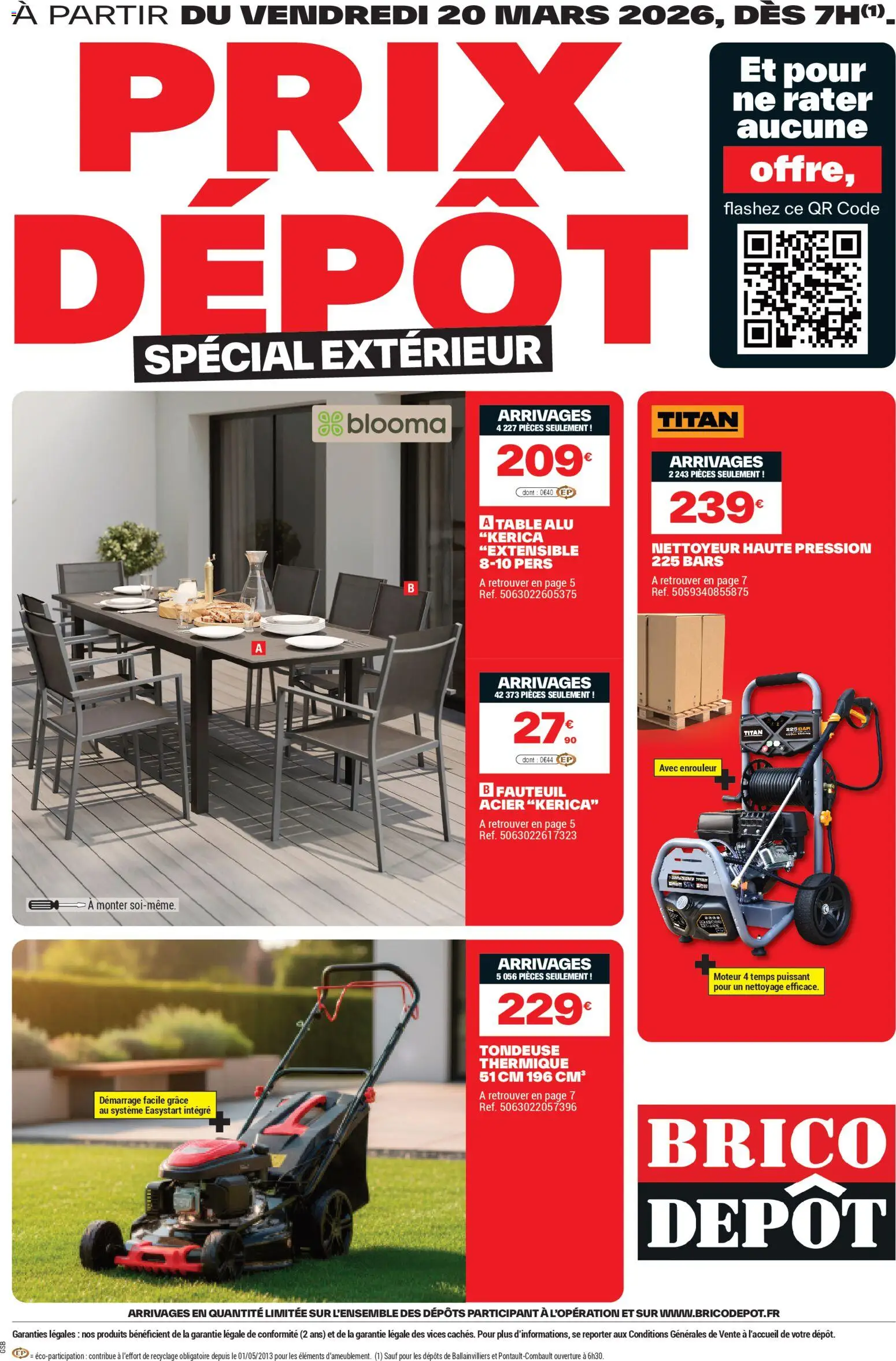 Prévisualisation de Brico Dépôt catalogue du magasin Brico Dépôt formulaire valide 20/03/2026