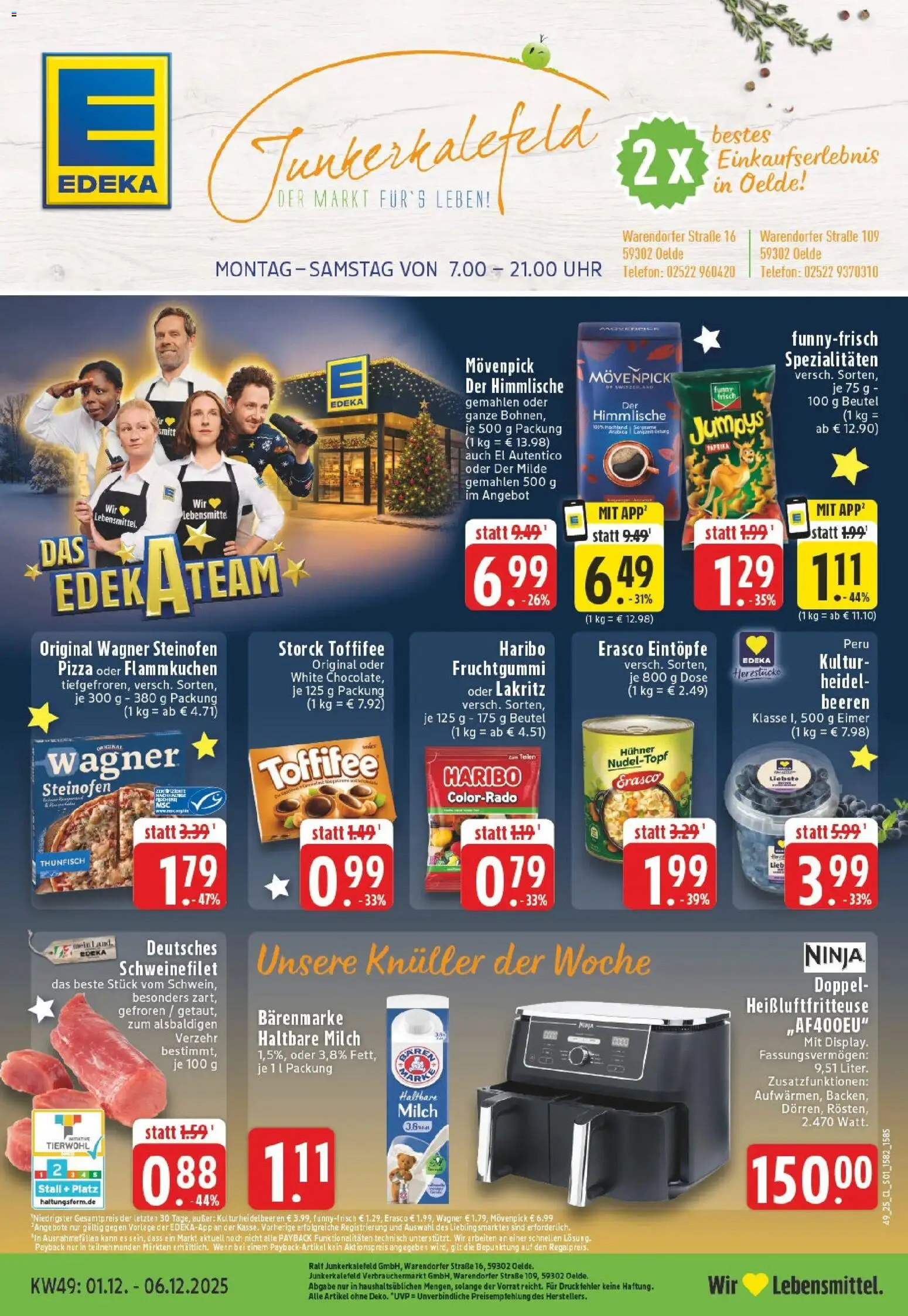 Vorschau von dem Prospekt des Geschäftes Edeka, gültig ab dem 01.12.2025