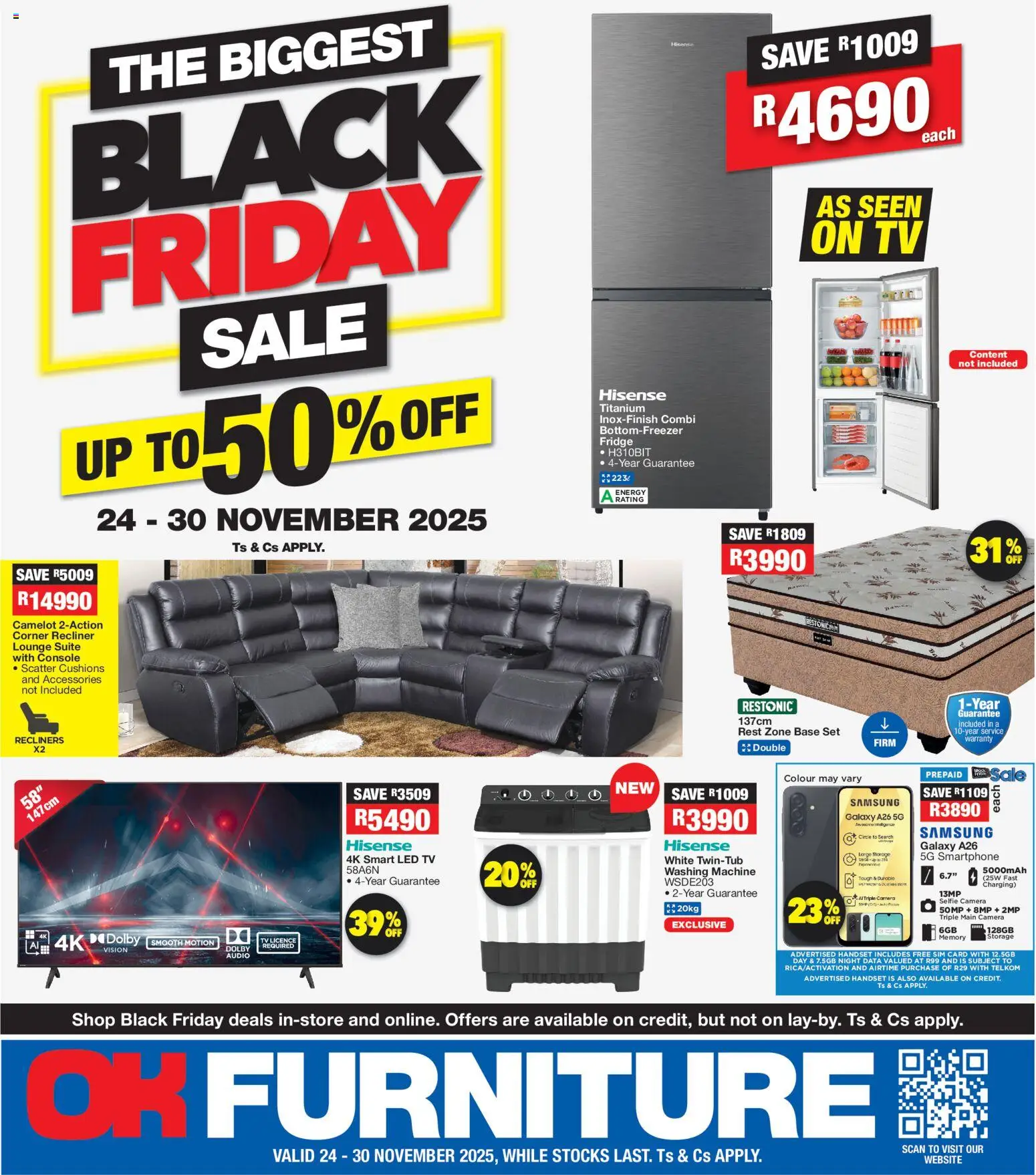 Preview of OK Furniture flyer valid from 24/11/2025