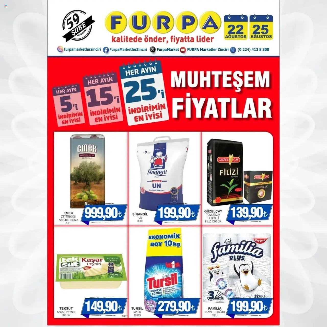 Furpa İndirim (22 - 25 Ağustos 2025) - Sayfa numarası 1