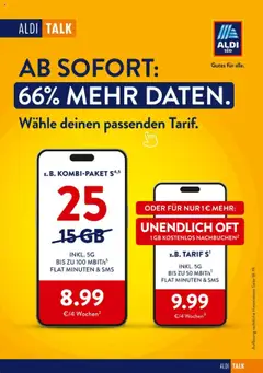 Vorschau von dem Prospekt des Geschäftes Aldi Süd, gültig ab dem 18.09.2025