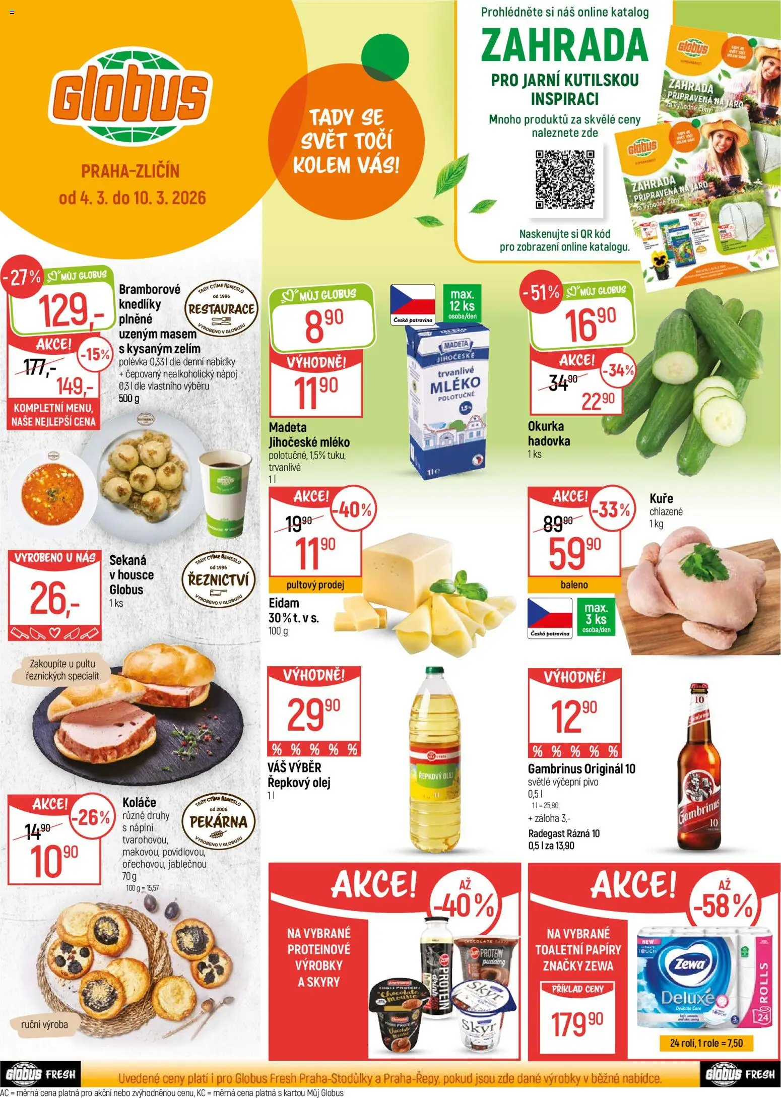 Náhled nabídky: Globus Globus leták - Praha Zličín platný od 04.03.2026