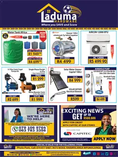 Preview of Laduma Hardware flyer valid from 01/02/2026
