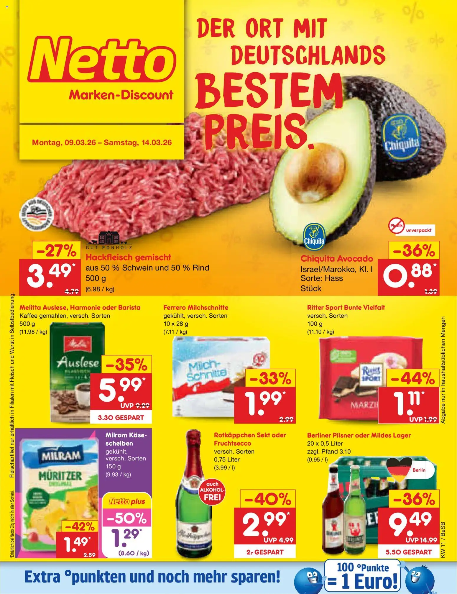 Vorschau von dem Prospekt des Geschäftes Netto Marken-Discount, gültig ab dem 09.03.2026