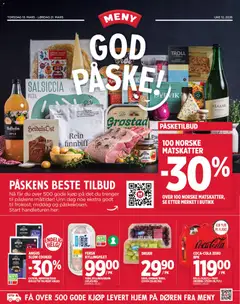Forhåndsvis Meny God Påske fra butikk Meny gyldig fra 19/03/2026