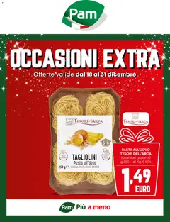 Anteprima dell'opuscolo Volantino Occasioni Extra dal negozio PAM valido da 18/12/2025