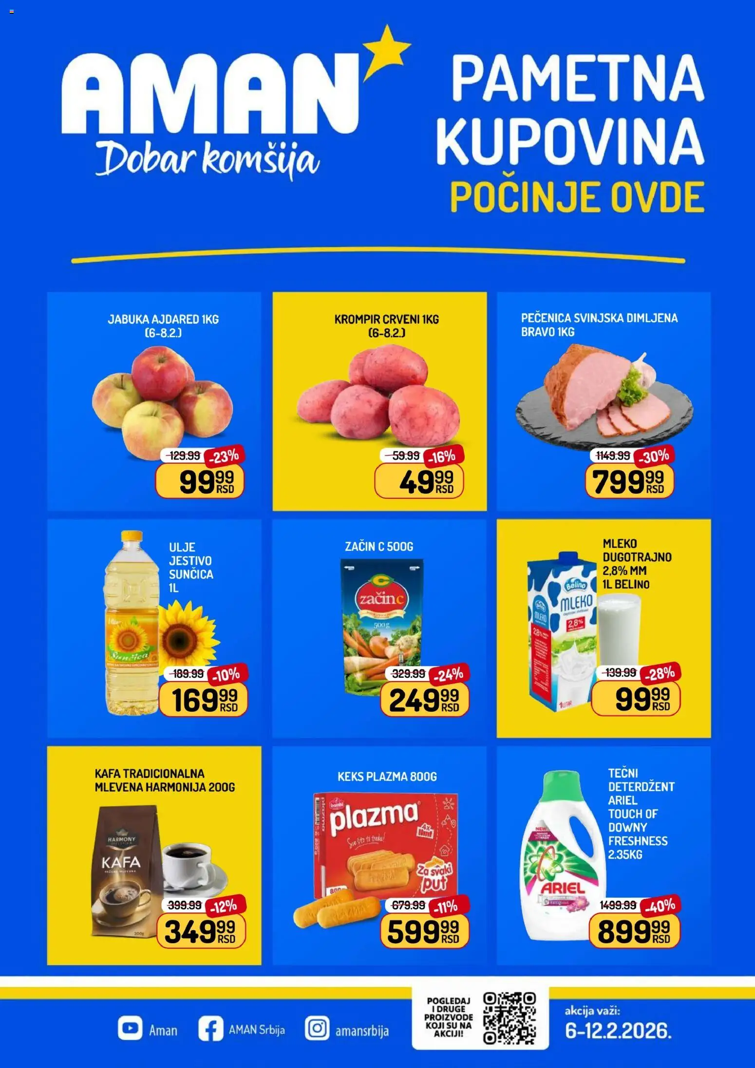 Pregled Aman kataloga - važi od 06.02.2026