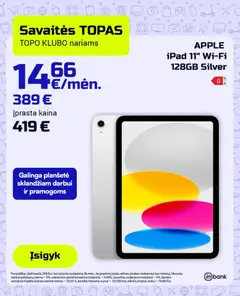 TOPOcentras parduotuvės leidinio Leidinys galiojančio nuo 2026.02.24 peržiūra