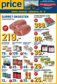 Forhåndsvis Price Lagerbutikk kundeavis fra butikk Price Lagerbutikk gyldig fra 13/03/2026