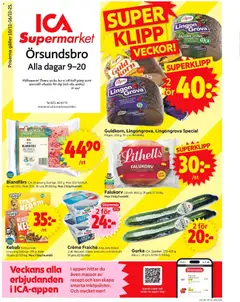 Förhandsgranska reklamblad Örsundsbro från butik ICA Supermarket gäller från 10/11/2025
