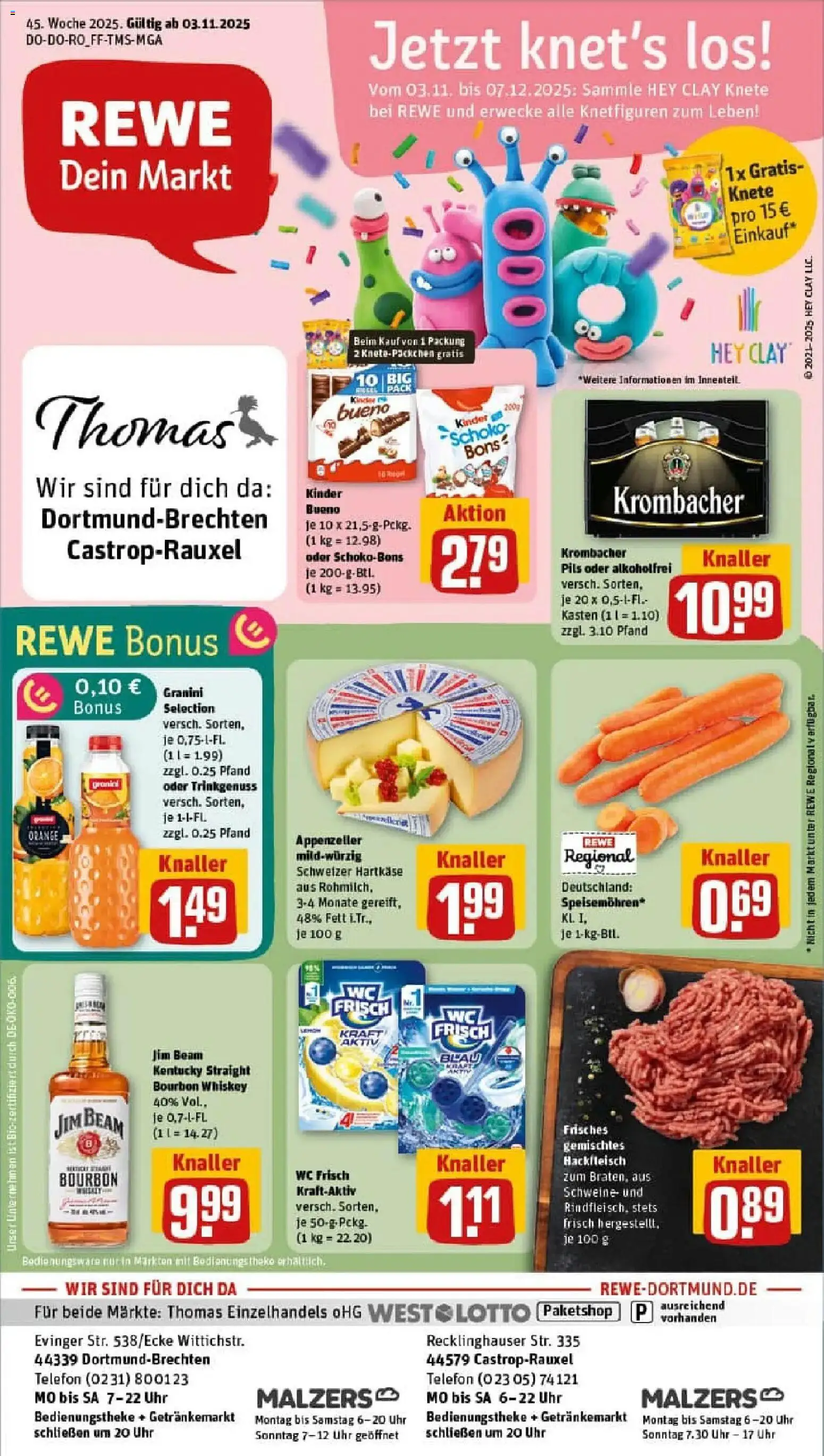 Vorschau von dem Prospekt des Geschäftes Rewe, gültig ab dem 02.11.2025
