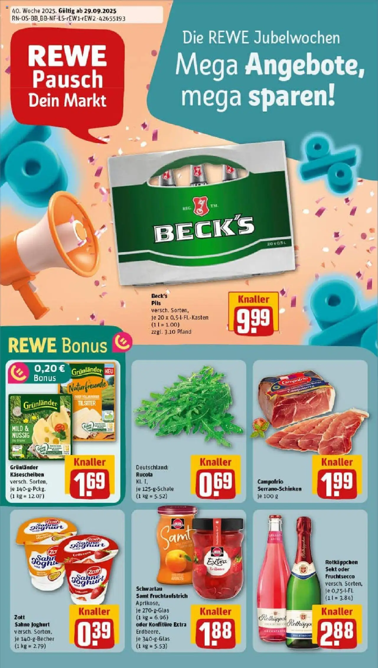 REWE Prospekt ab 29.09.2025 nächste Woche - Prospekt Berlin / Reinickendorf	