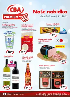 Náhled nabídky: CBA Leták - Premium platný od 28.01.2026