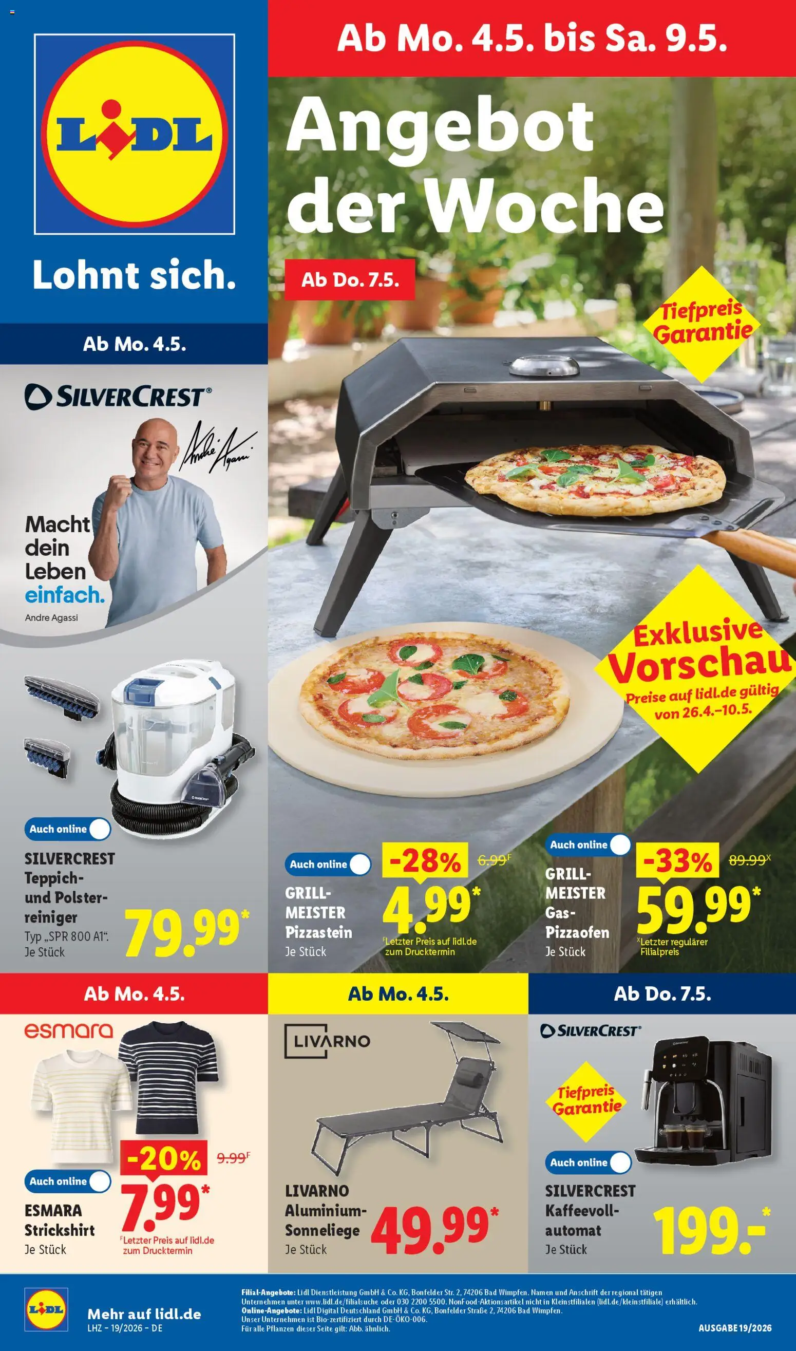 Vorschau von dem Prospekt des Geschäftes Lidl, gültig ab dem 04.05.2026