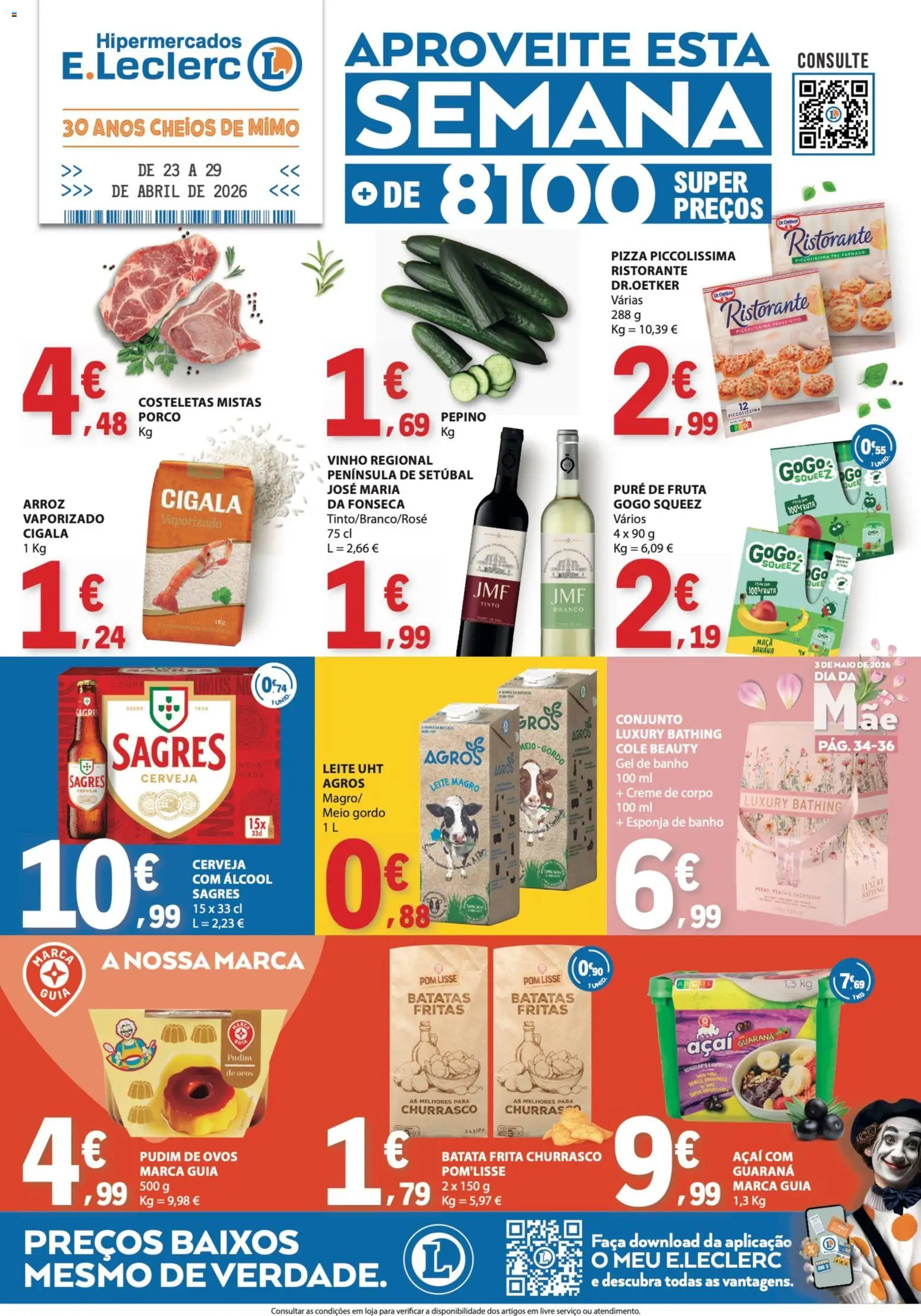 Pré-visualização do folheto da loja E.Leclerc válida a partir de 23/04/2026