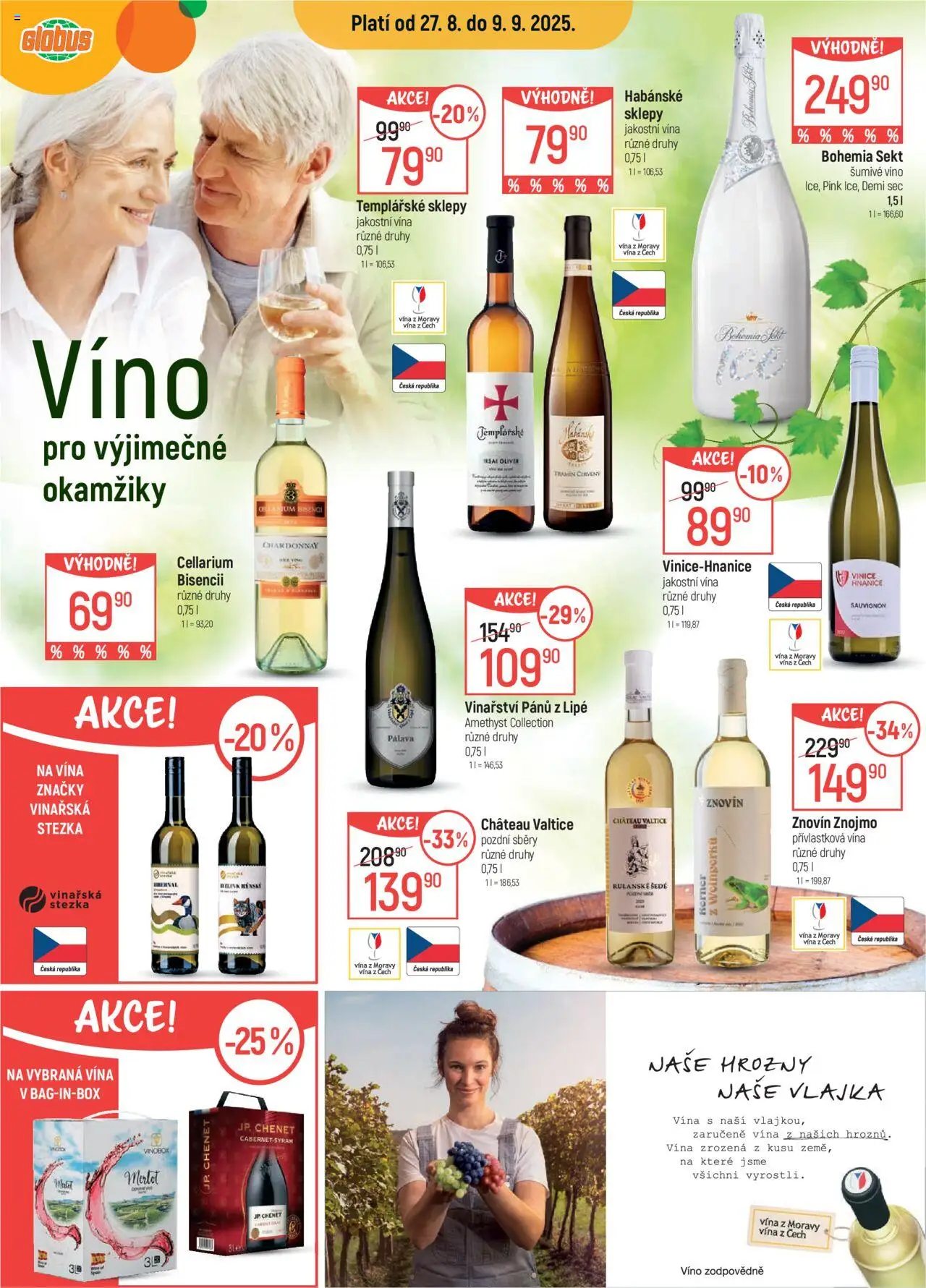  Globus leták od 27.08.2025 >> Akční nabídka "Trmice"