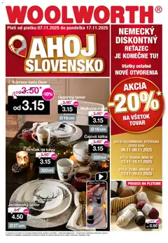 Náhľad Woolworth letáku platného od 07.11.2025