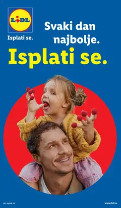 Pregled Lidl kataloga - važi od 25.09.2025