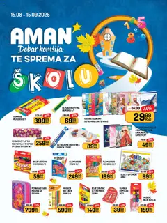 Pregled Aman kataloga - važi od 15.08.2025