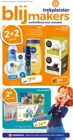 Voorbeeld van Folder van winkel Trekpleister geldig vanaf 09-09-2025