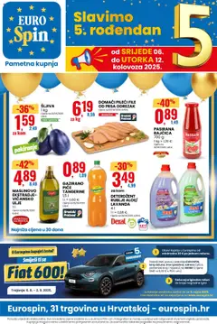 Pregled letka Katalog trgovine Eurospin vrijedi od 06.08.2025