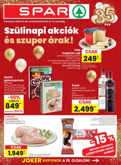 Spar - Akciós újság Spar megtekintése, amely érvényes 2026.01.08.-től