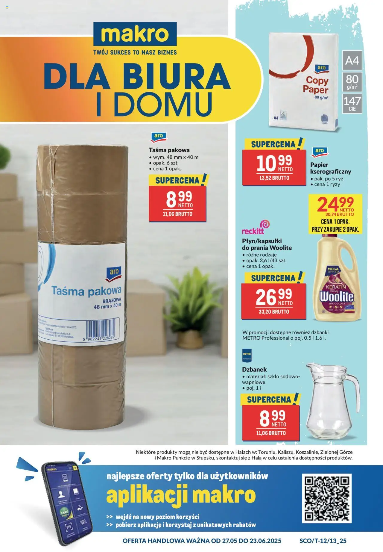Makro Gazetka od 27.05.2025 - Nowa Gazetka - Numer strony 1 - Dzbanek, Ryż, Detergent