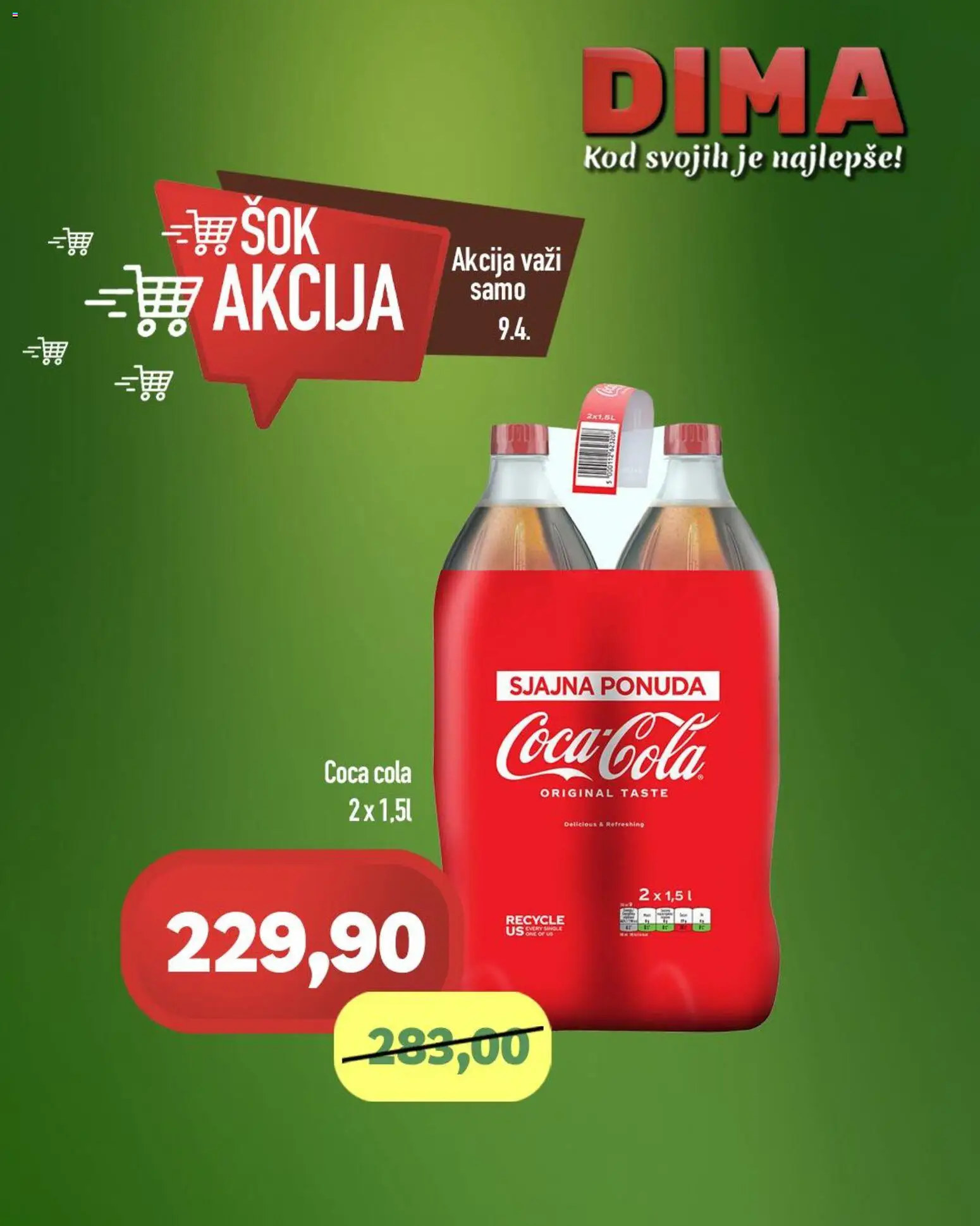 Pregled VP Dima kataloga - važi od 09.04.2026 - Coca Cola