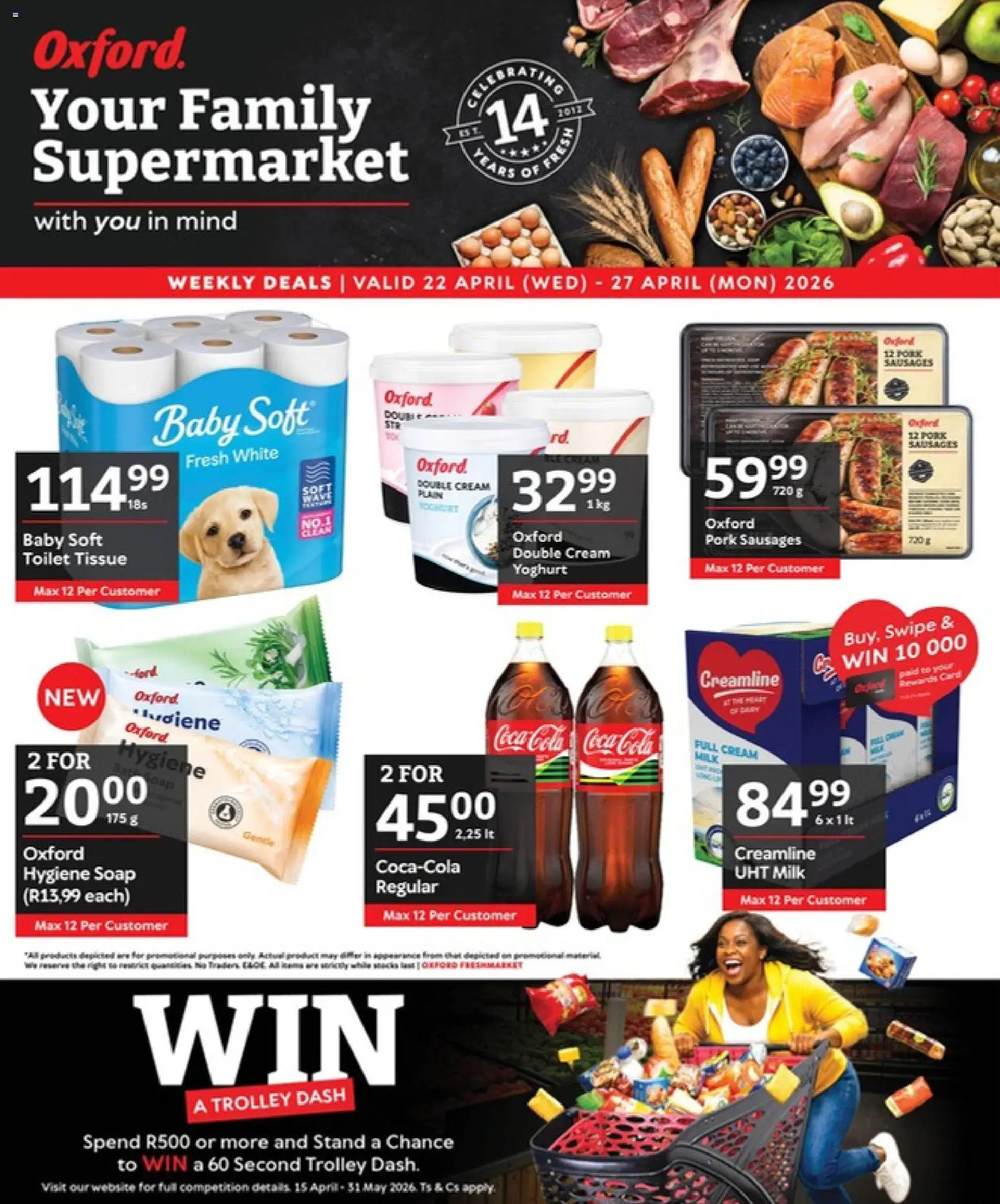 Preview of Oxford Freshmarket flyer valid from 22/04/2026
