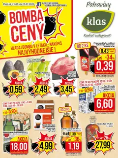 Náhľad Klas letáku platného od 21.07.2025