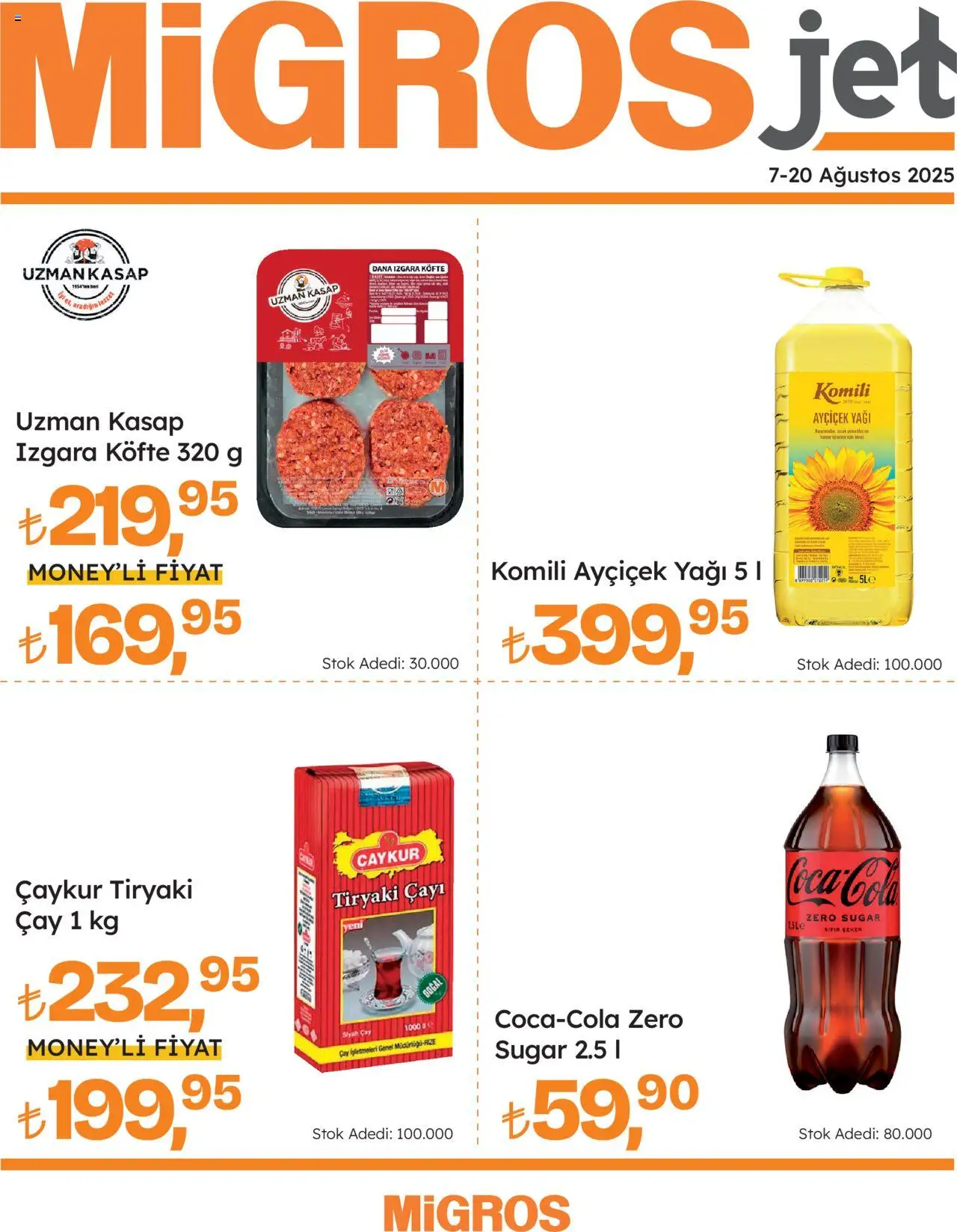 Migros Katalog 07 Ağustos 2025 - Broşür "Migros Jet Dijital" - Sayfa numarası 1