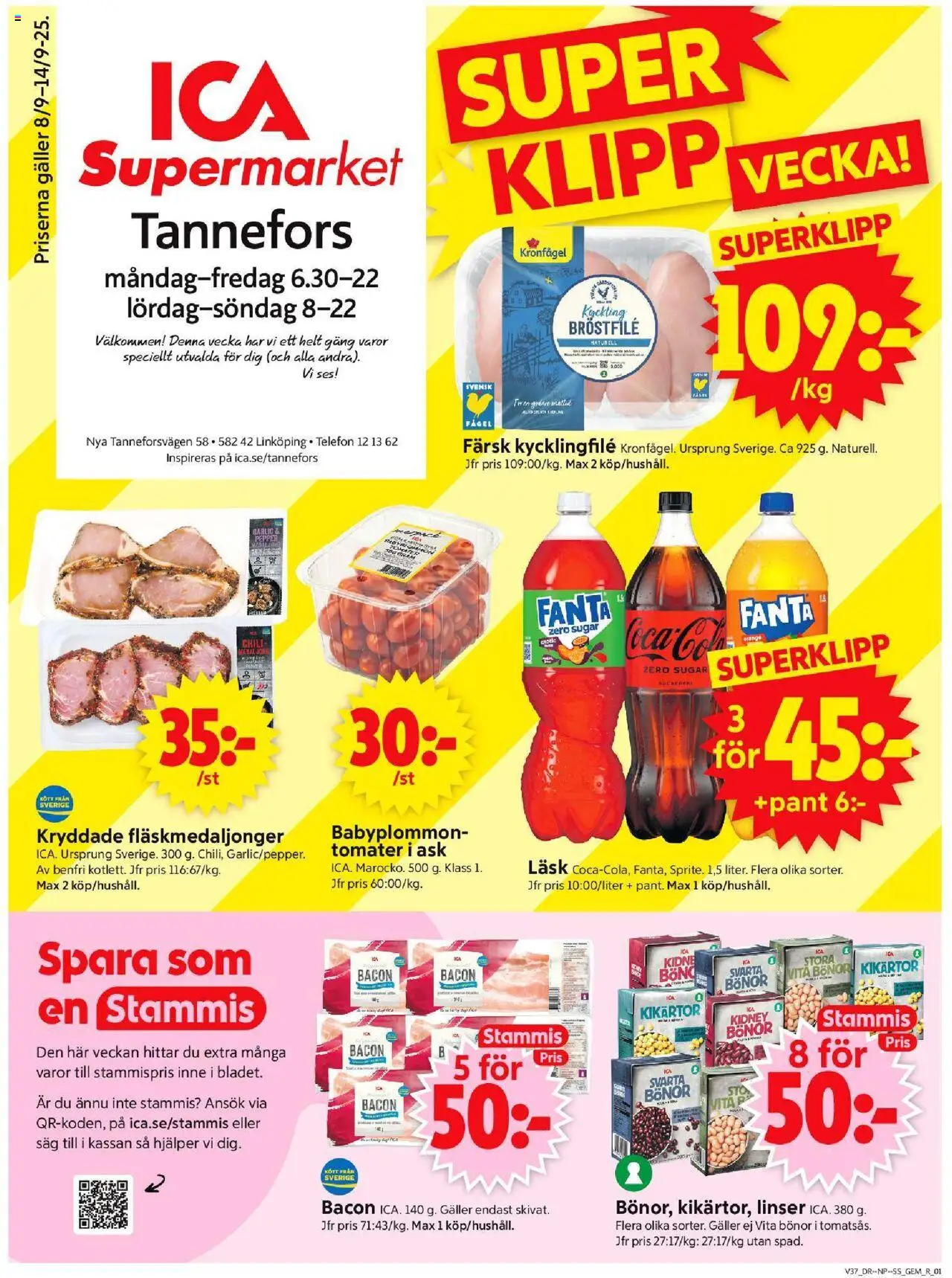 Linköping är giltig 08/09 2025 > Veckans Erbjudanden gäller från 08/09/2025 till 14/09/2025 sidnummer 1