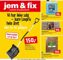 Forhåndsvis Kundeavis fra butikk Jem & Fix gyldig fra 01/01/2026
