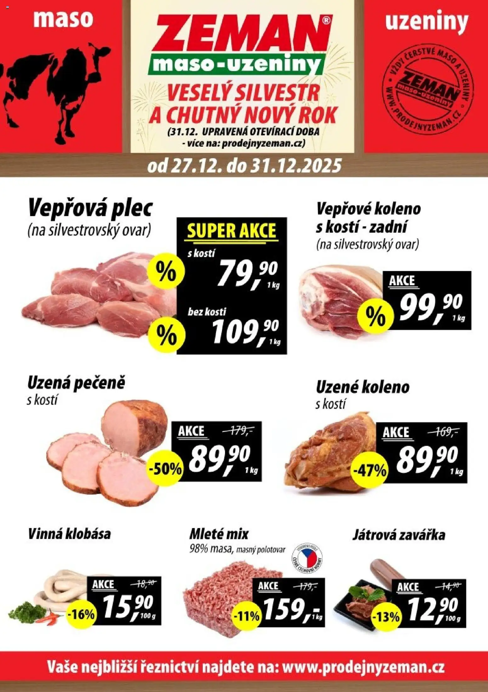 Náhled nabídky: Prodejny Zeman Leták - Praha platný od 27.12.2025