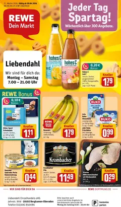 Vorschau von dem Prospekt des Geschäftes Rewe, gültig ab dem 20.04.2026