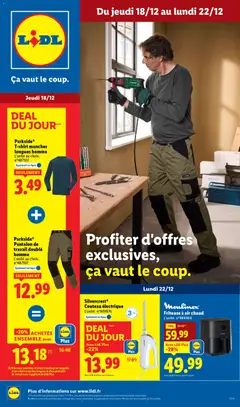 Prévisualisation de Catalogue les bonnes affaires de la semaine du magasin LIDL formulaire valide 18/12/2025