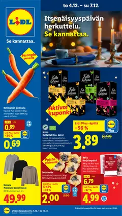 Kaupan Lidl Tarjoukset esikatselu, voimassa 04/12/2025